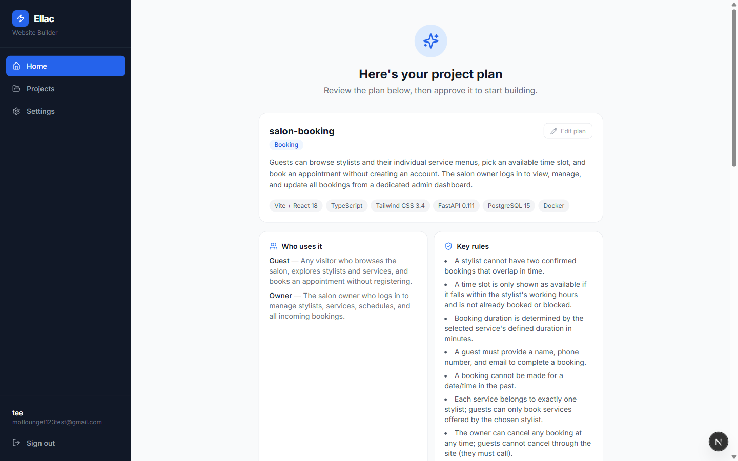 The plan, in review